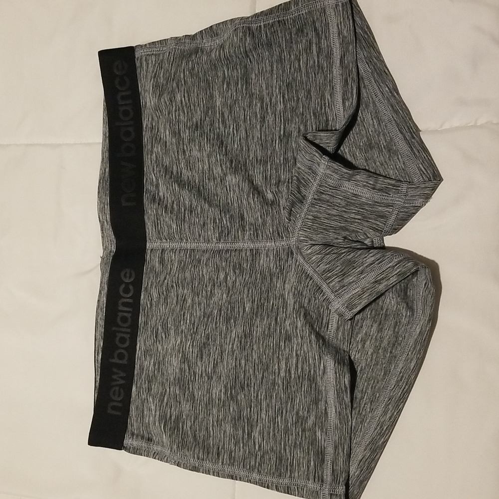 Gray workout shorts